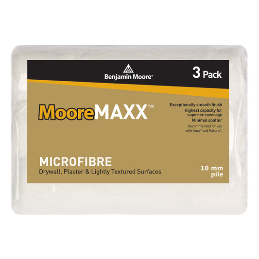 MooreMAXX Microfibre 10mm Rollers 3 Pack-Colour Company 